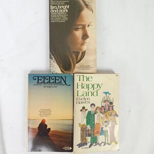 Vintage Book Lot - Lisa, Bright and Dark - Ellen: A Short Life - The Happy Land